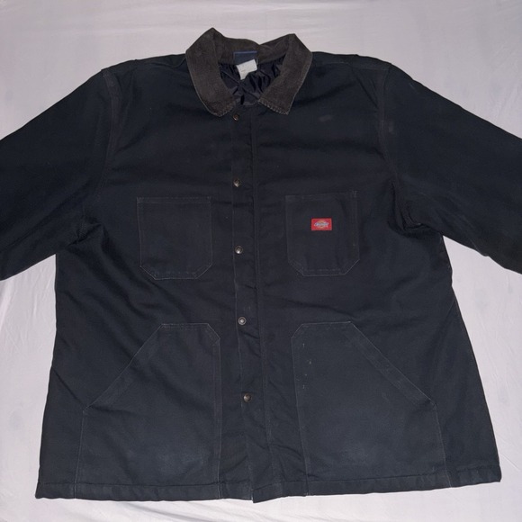 Dickies Other - Dickies Jacket Mens 3XL Black Heavyweight Quilt Lined Field Vintage Big & Tall